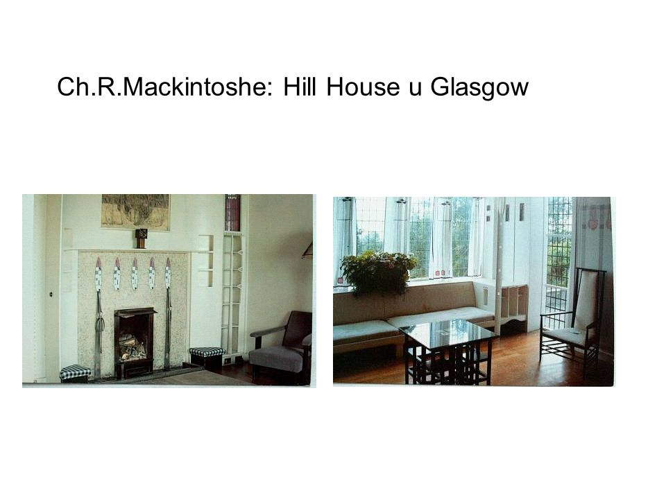 Ch.R.Mackintoshe: Hill House u Glasgow