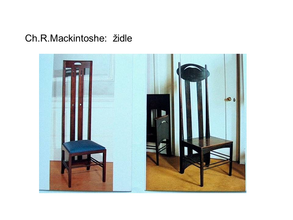 Ch.R.Mackintoshe: židle