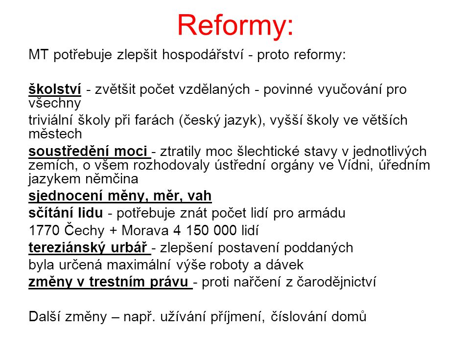 Reformy: