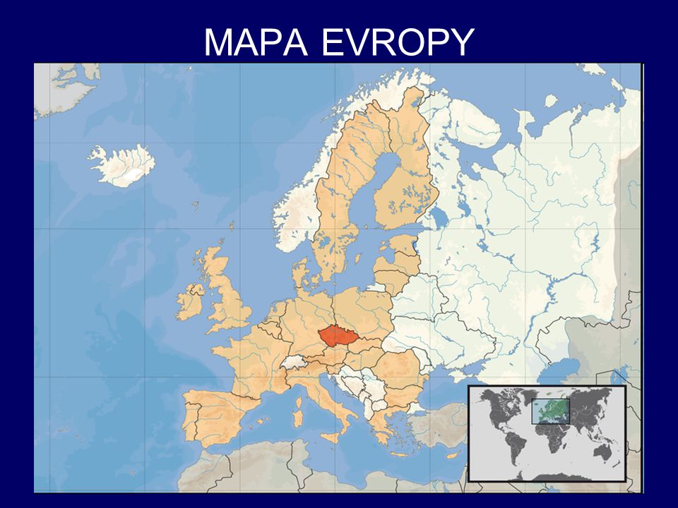 MAPA EVROPY