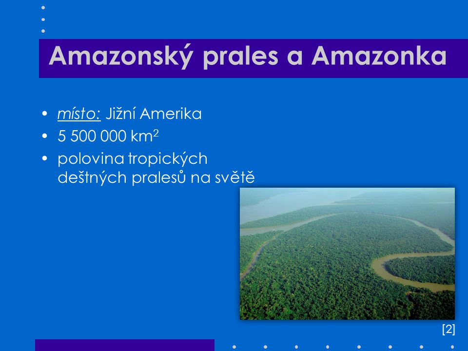 Amazonský prales a Amazonka