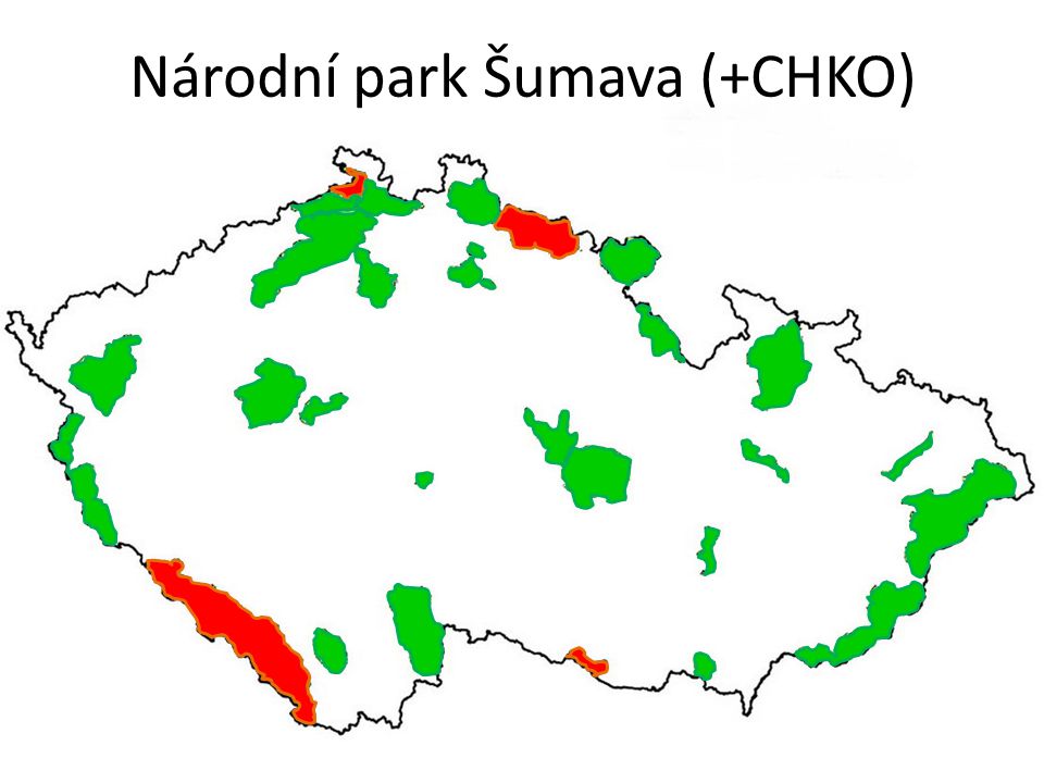 Národní park Šumava (+CHKO)