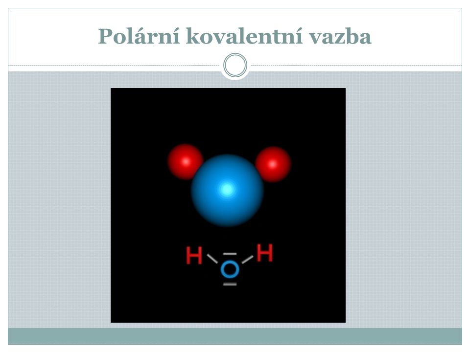 Polární kovalentní vazba