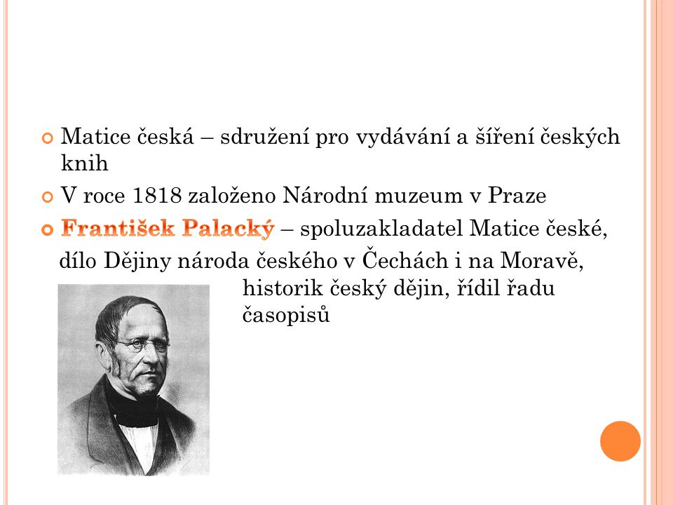 Matice česká – sdružení pro vydávání a šíření českých knih
