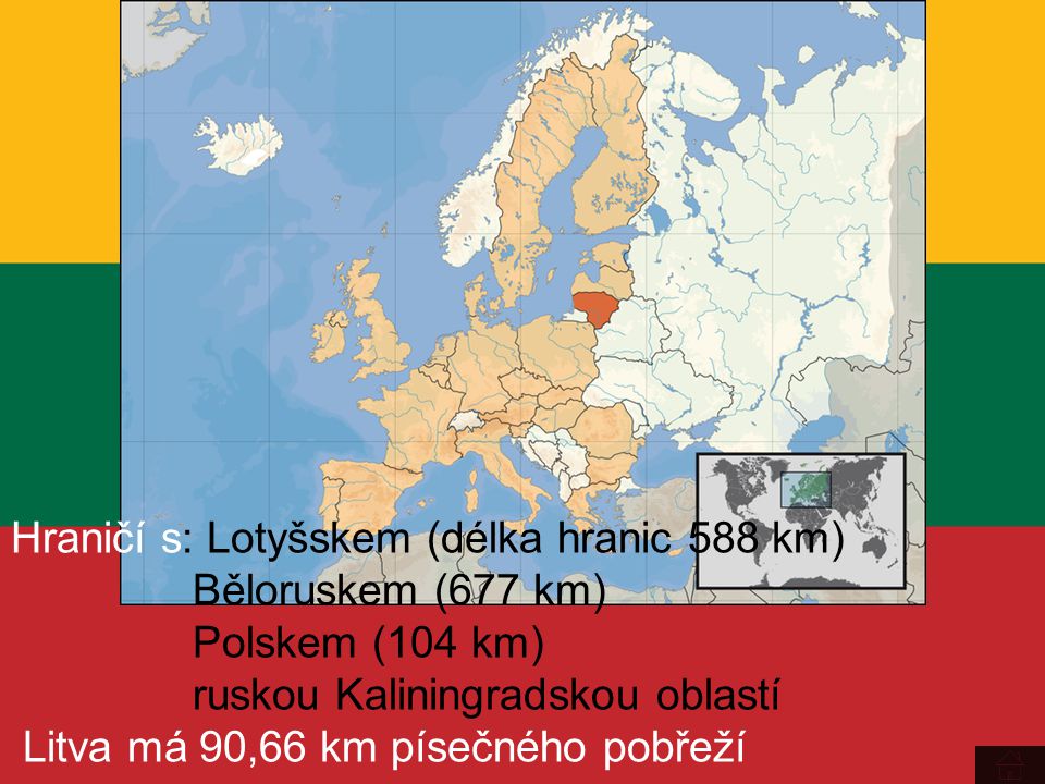 Hraničí s: Lotyšskem (délka hranic 588 km)