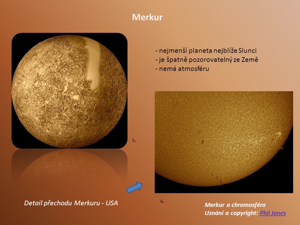 Merkur nejmenší planeta nejblíže Slunci