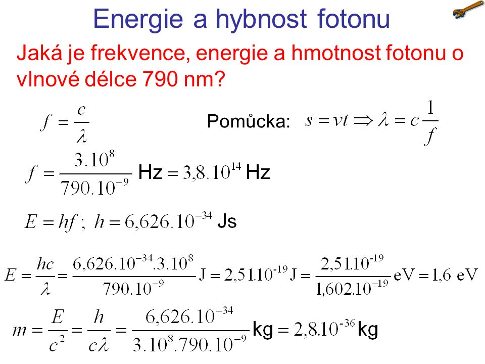 Energie a hybnost fotonu