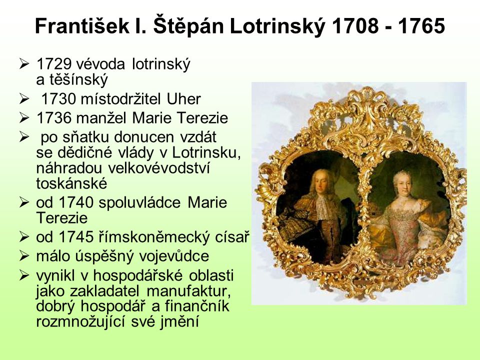 František I. Štěpán Lotrinský