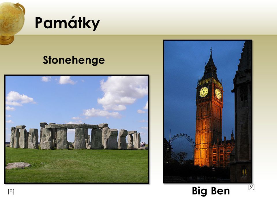 Památky Stonehenge Big Ben