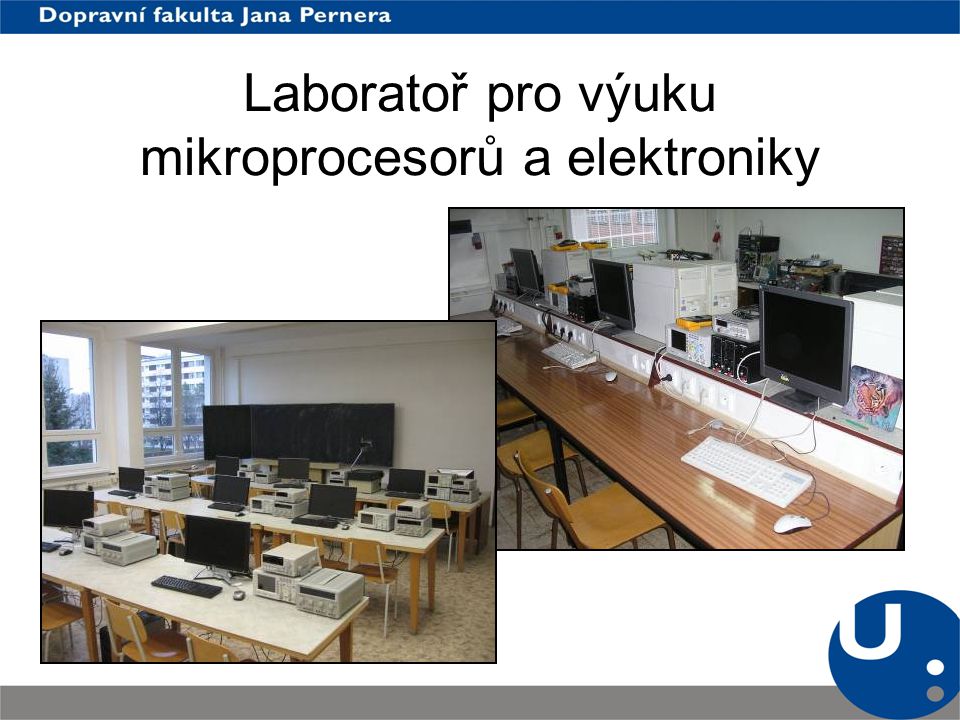 Laboratoř pro výuku mikroprocesorů a elektroniky