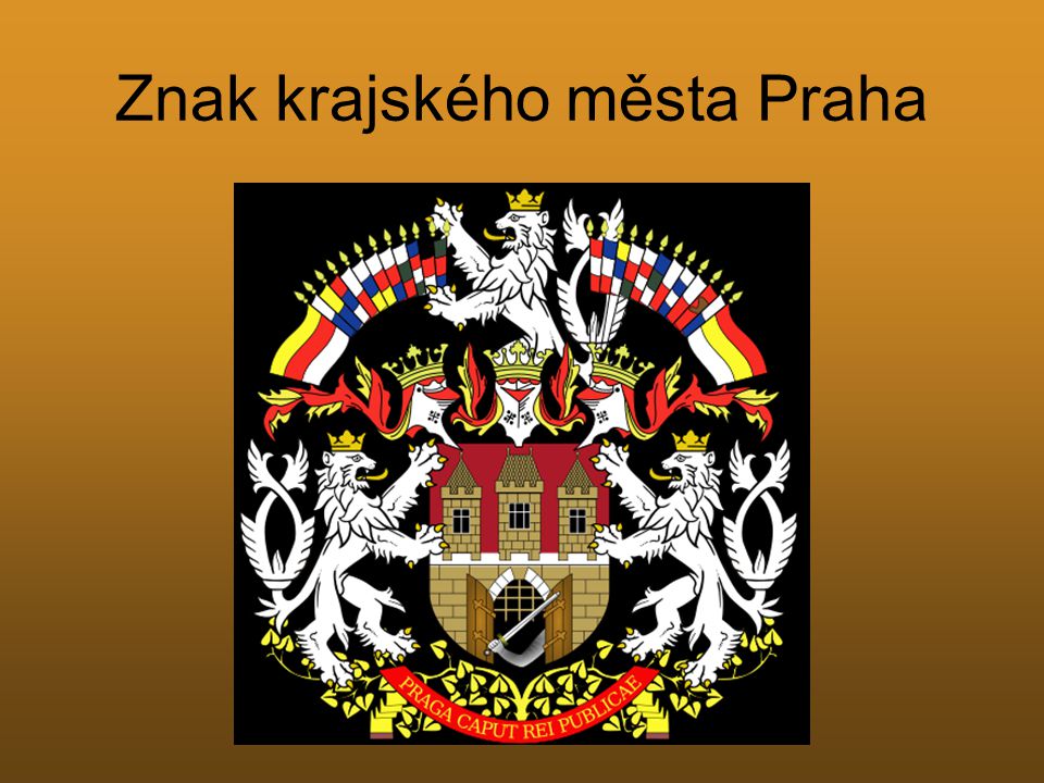 Znak krajského města Praha