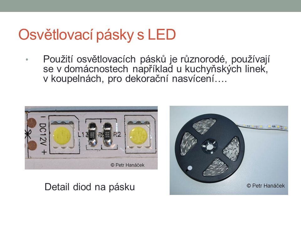 Osvětlovací pásky s LED
