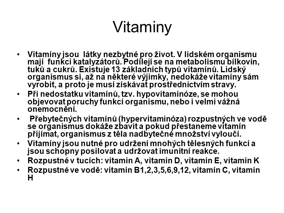 Vitaminy