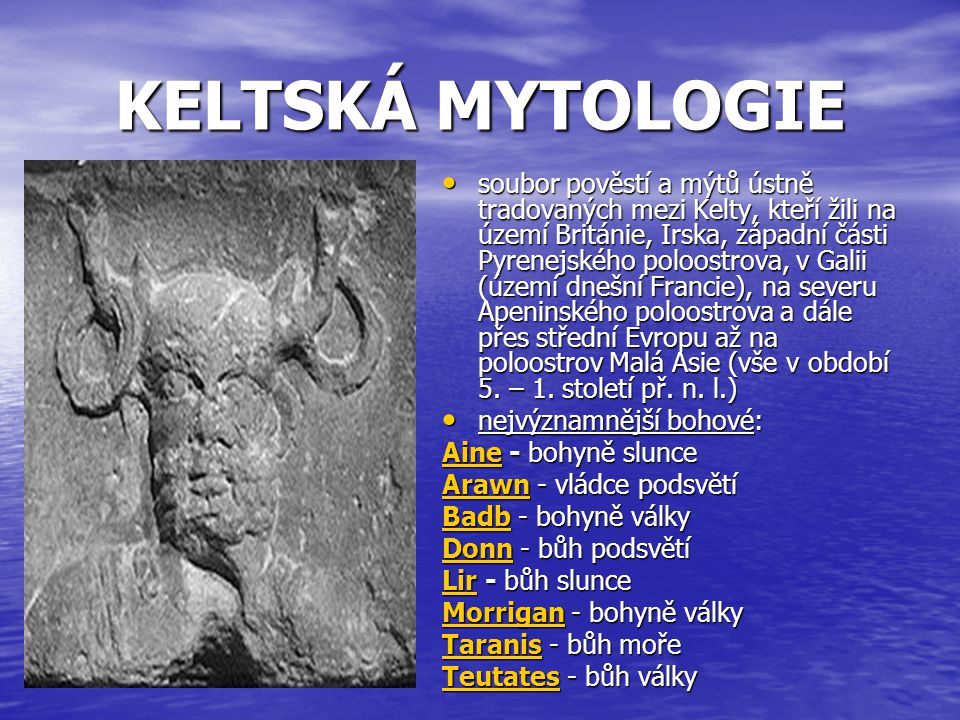 KELTSKÁ MYTOLOGIE