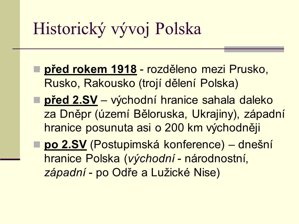 Historický vývoj Polska