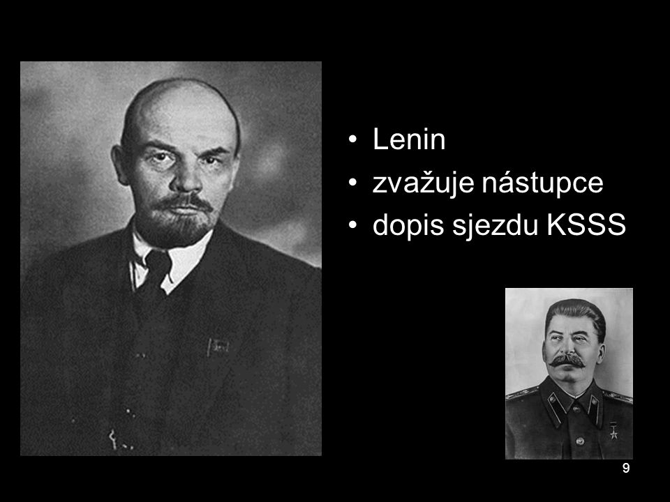 Lenin zvažuje nástupce dopis sjezdu KSSS