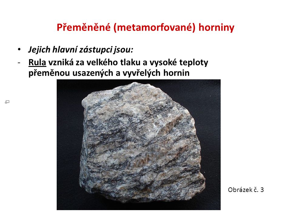 Přeměněné (metamorfované) horniny