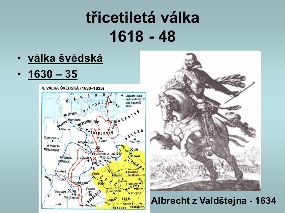 třicetiletá válka válka švédská 1630 – 35