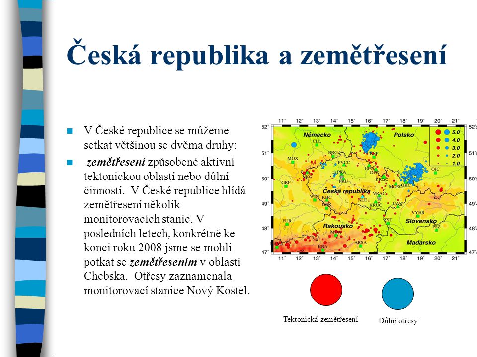 Česká republika a zemětřesení