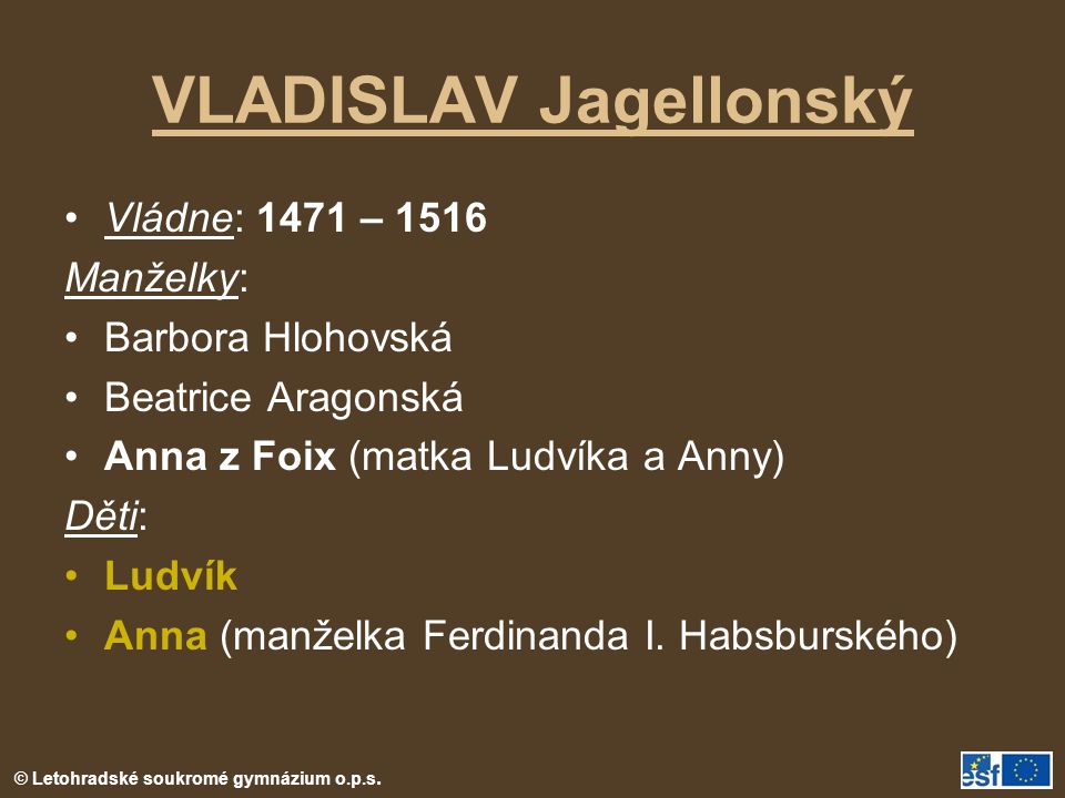 VLADISLAV Jagellonský