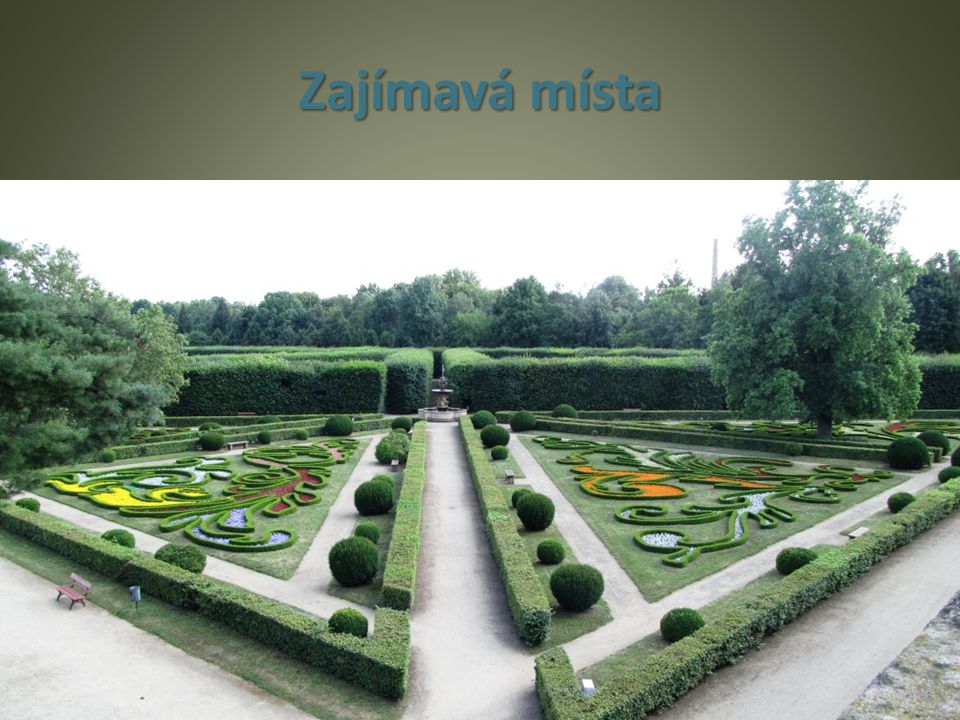 Zajímavá místa Květná zahrada v Kroměříži