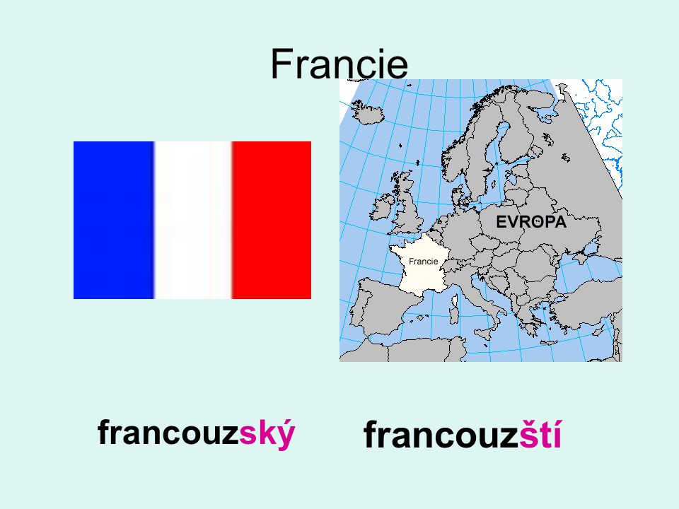 Francie francouzští francouzský