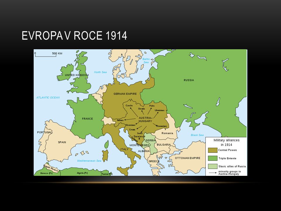 Evropa v roce 1914