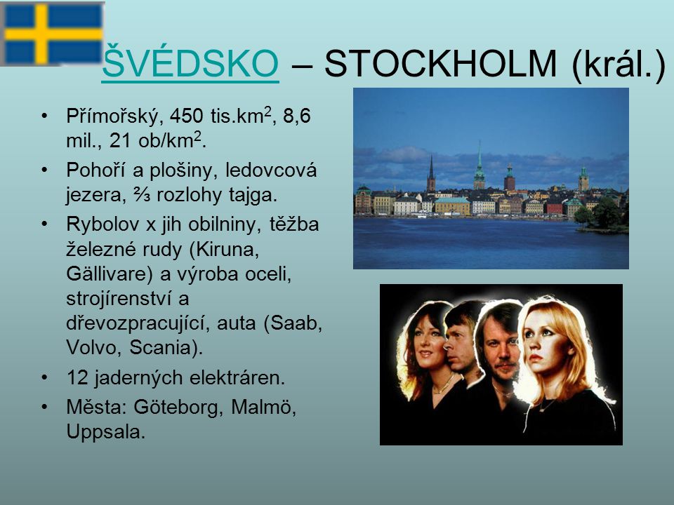 ŠVÉDSKO – STOCKHOLM (král.)