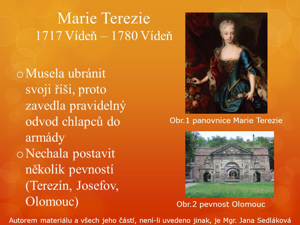 Marie Terezie 1717 Vídeň – 1780 Vídeň