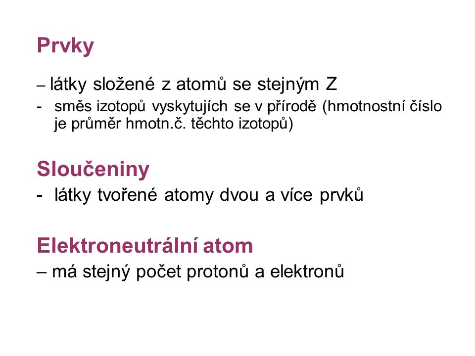 Elektroneutrální atom