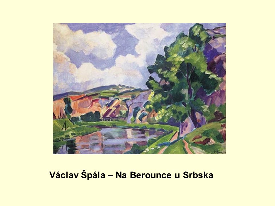 Václav Špála – Na Berounce u Srbska