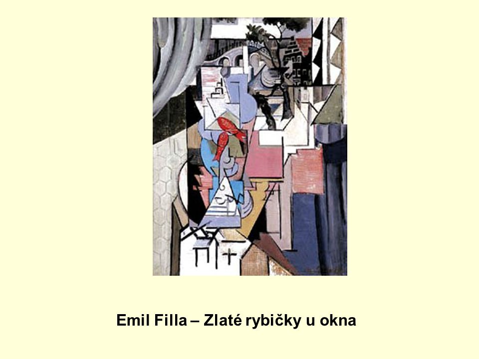 Emil Filla – Zlaté rybičky u okna