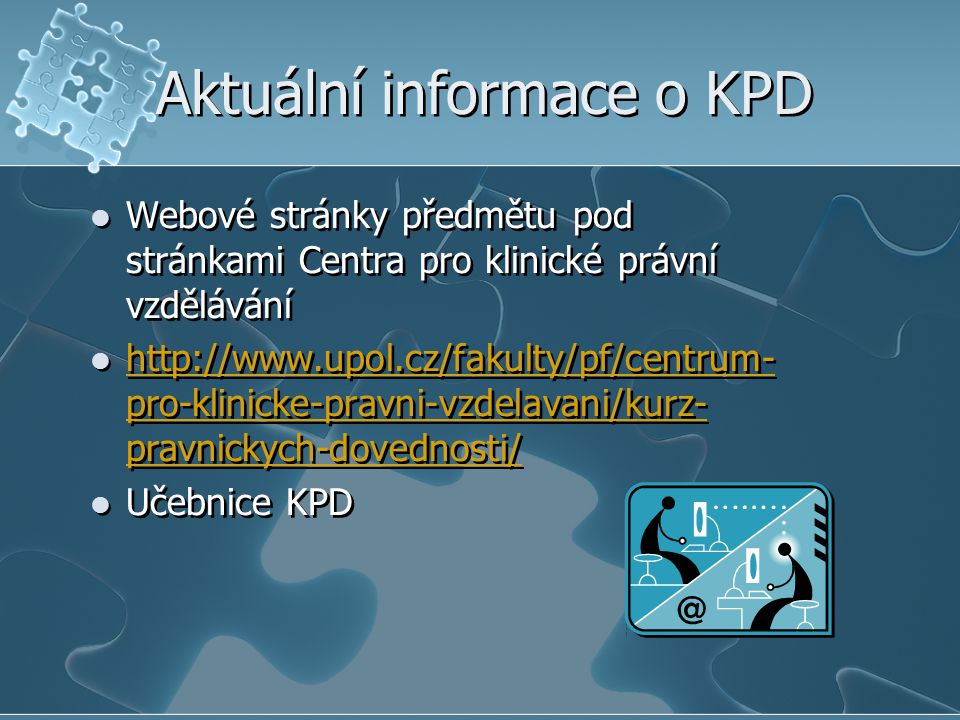 Aktuální informace o KPD