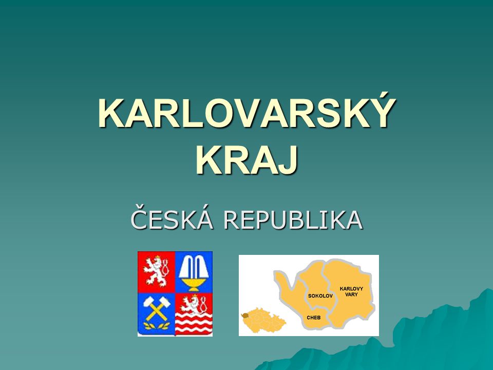 KARLOVARSKÝ KRAJ ČESKÁ REPUBLIKA