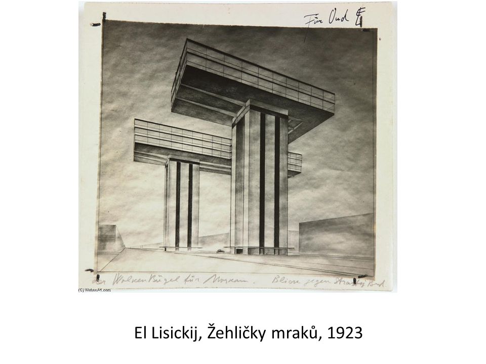 El Lisickij, Žehličky mraků, 1923
