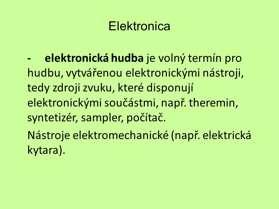 Elektronica
