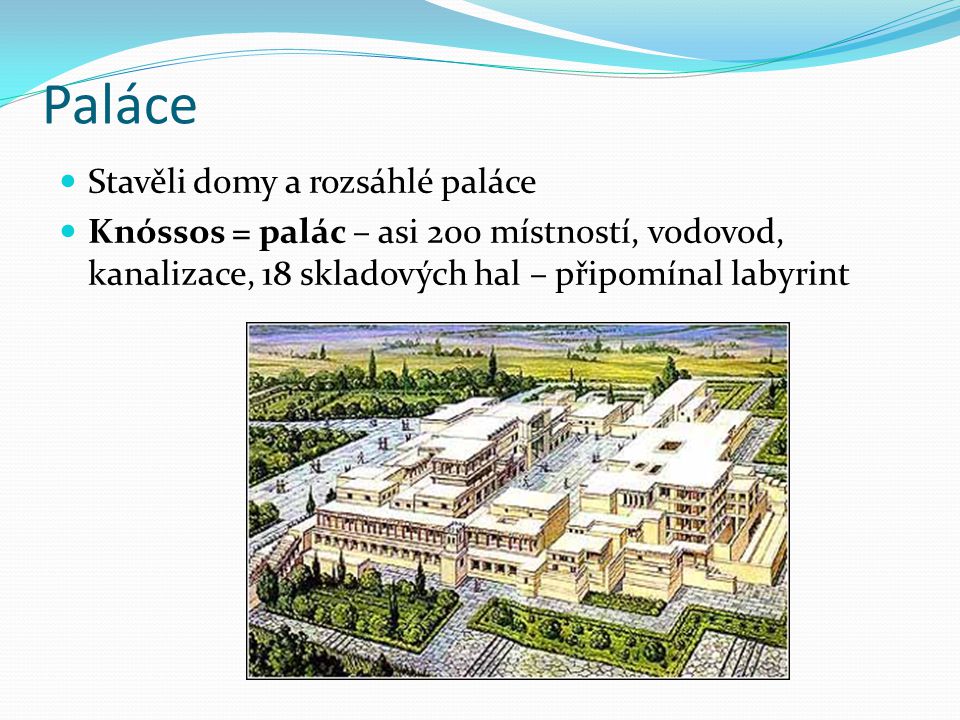 Paláce Stavěli domy a rozsáhlé paláce