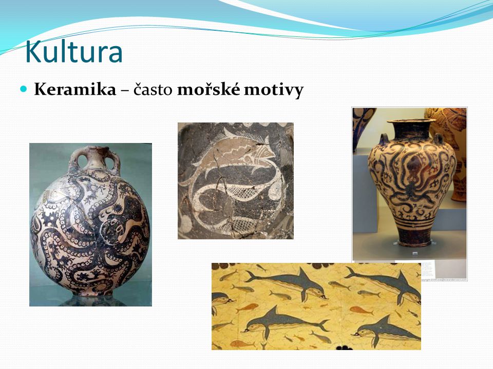 Kultura Keramika – často mořské motivy