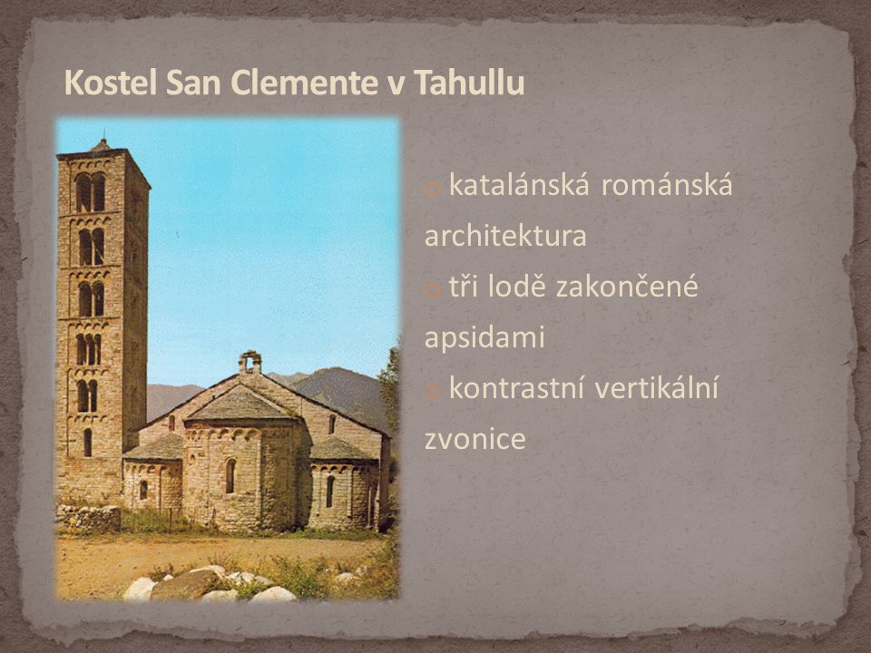 Kostel San Clemente v Tahullu
