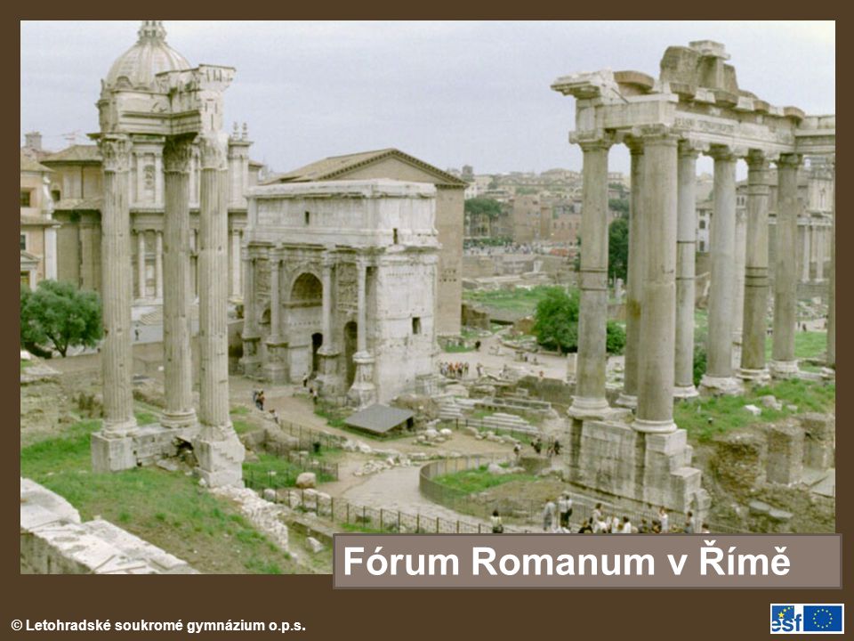 Fórum Romanum v Římě