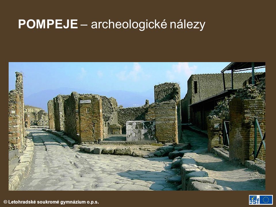 POMPEJE – archeologické nálezy