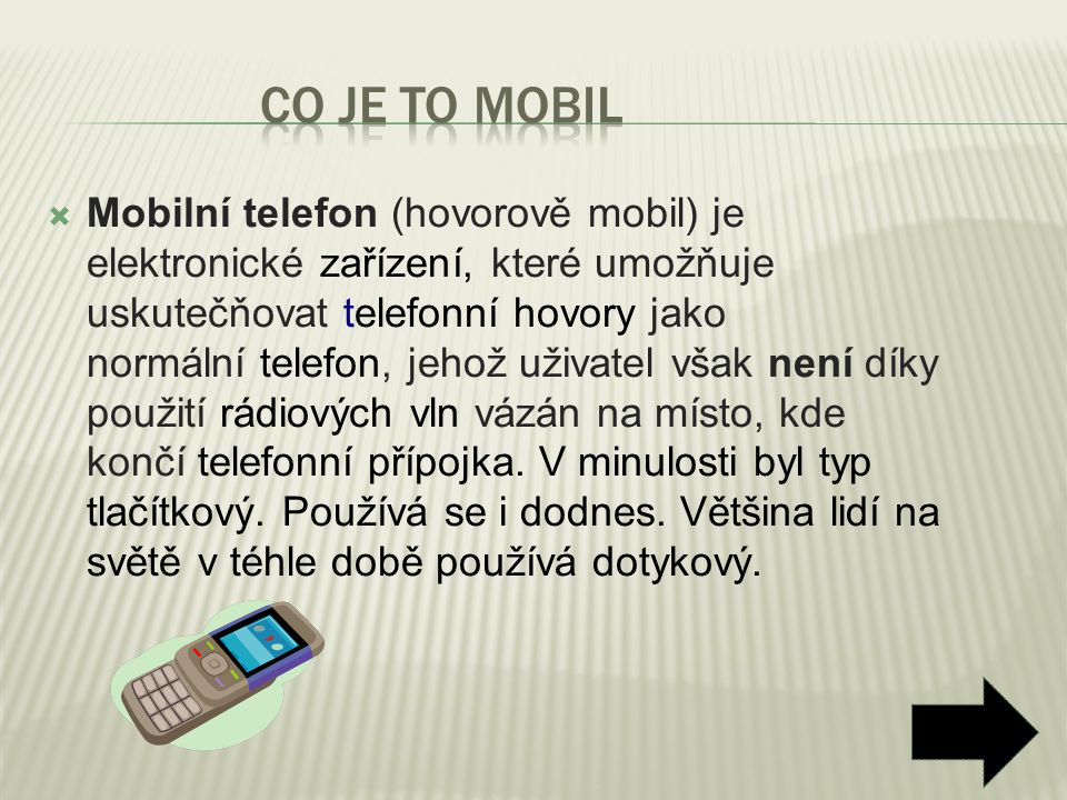 Co je to mobil