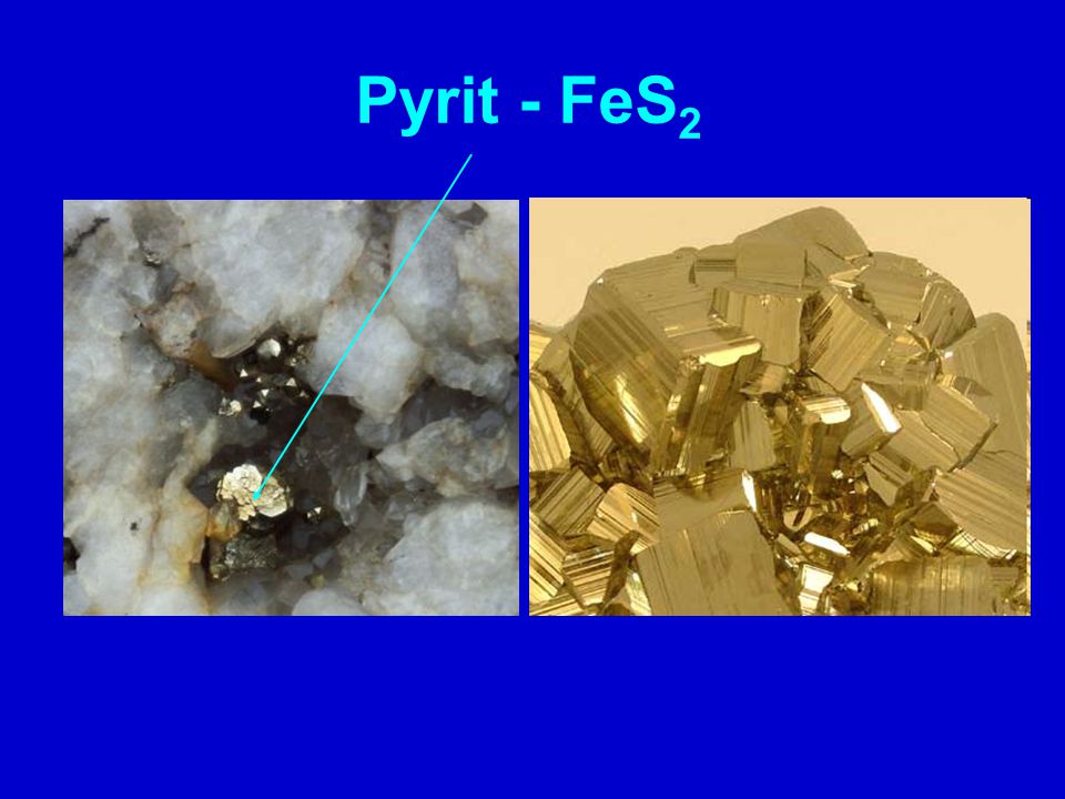 Pyrit - FeS2