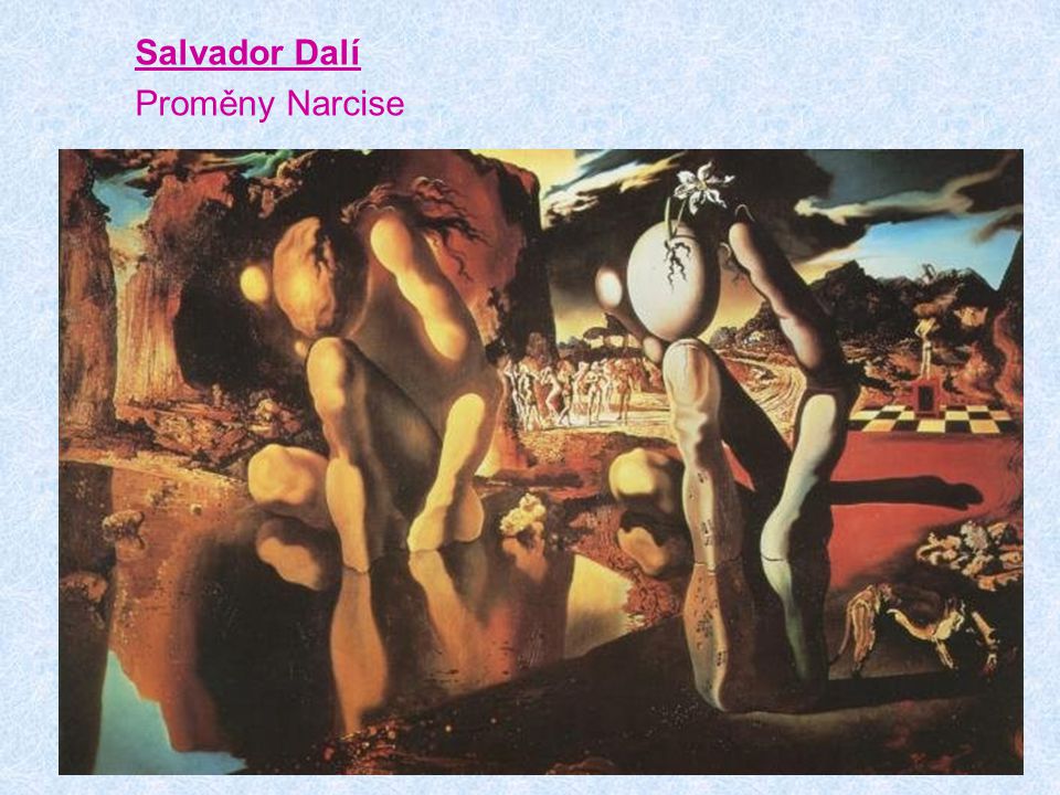 Salvador Dalí Proměny Narcise