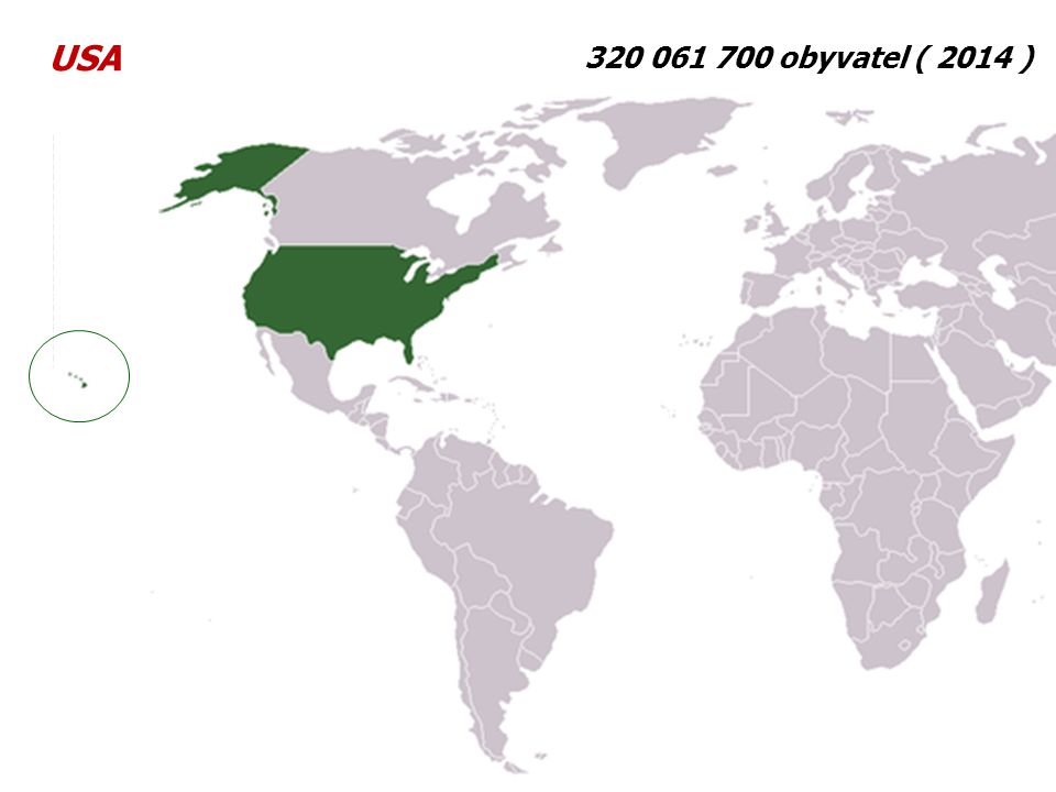 USA obyvatel ( 2014 )