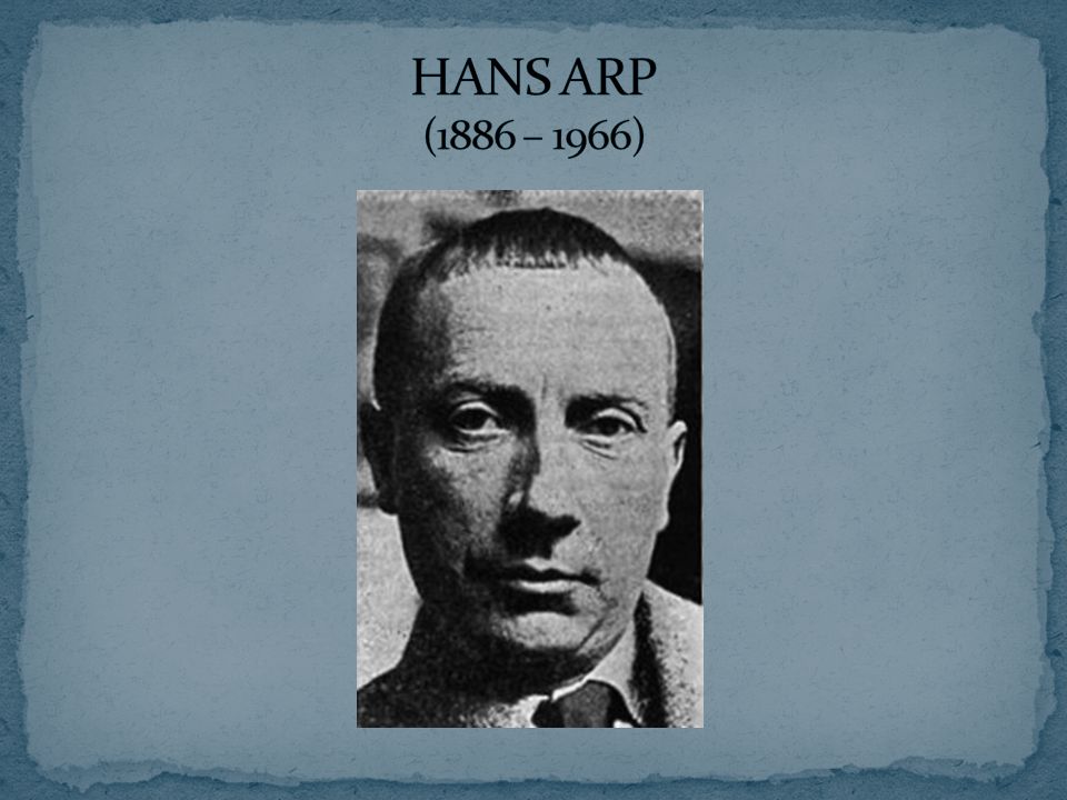 HANS ARP (1886 – 1966)