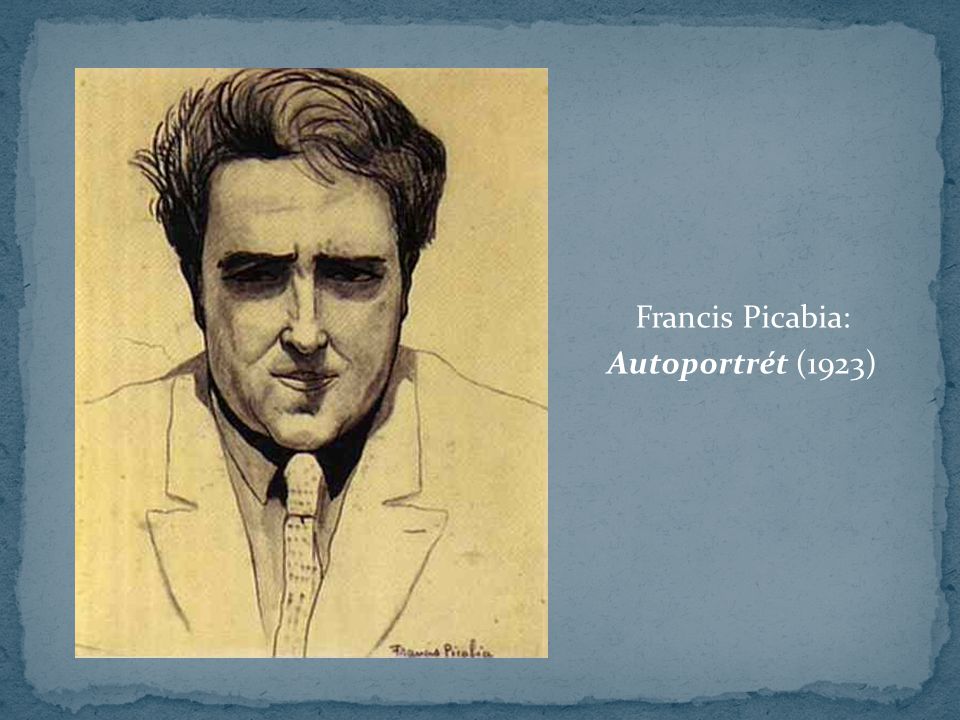 Francis Picabia: Autoportrét (1923)