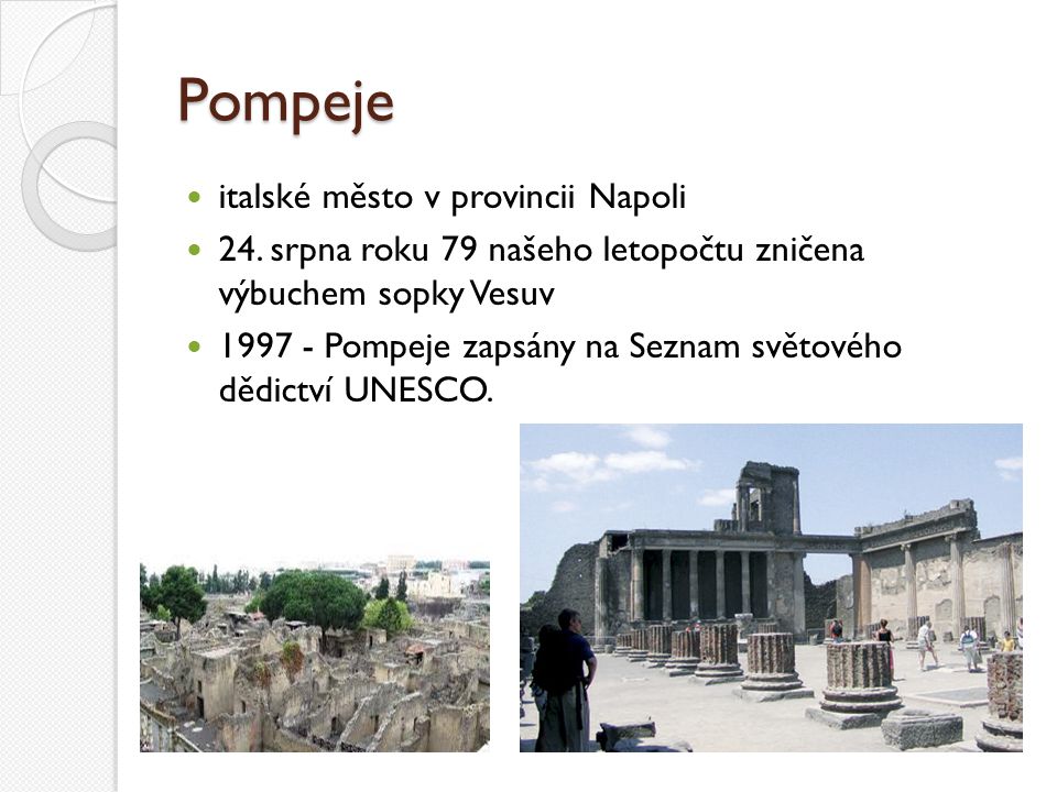 Pompeje italské město v provincii Napoli