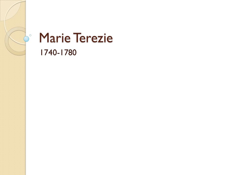 Marie Terezie