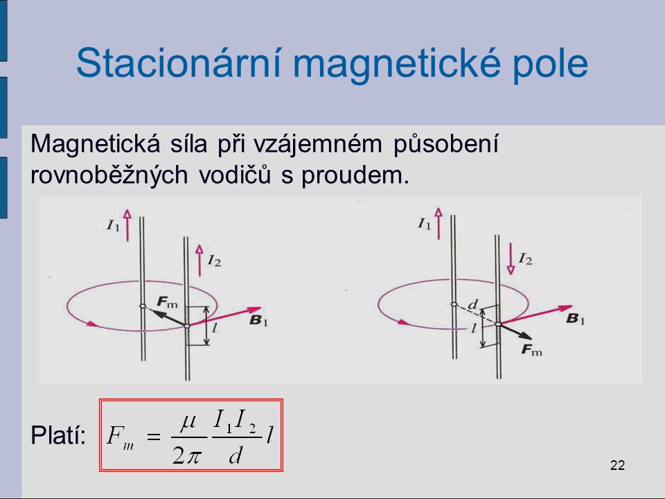 Stacionární magnetické pole
